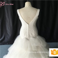 CZ1873 China Customized Sexy Puffy Mermaid Wedding Dress Open Back Heavy Lace Princess Wedding Dress 2017